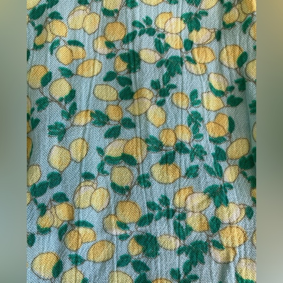 Sonoma Women’s Midi Dress, Size S, Yellow/Green, Lemon Print, NWT. 🍋 - Picture 3 of 5